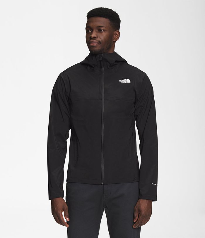 The North Face Mens Rain Jacket West Basin DryVent™ 143EOLNKU - Black